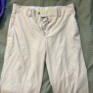 Men's Beige Golf Pants